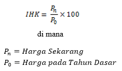 rumus indeks harga konsumen